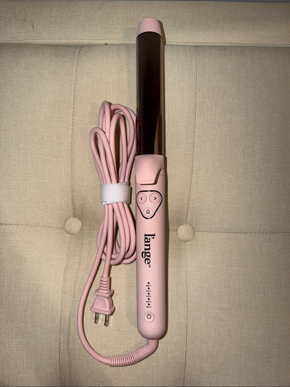 Lange le Pirouette 32mm blush Curling Wand with Rose Gold Barrel